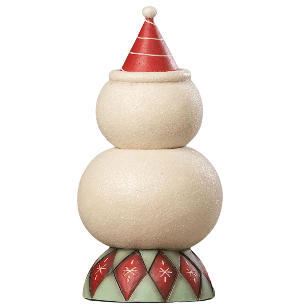 Frosty Finial Stack Container by Johanna Parker 8" back