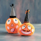 Cuddle Decor Glitterville Mustachio & Surprise Pumpkin Plush - Set of 2