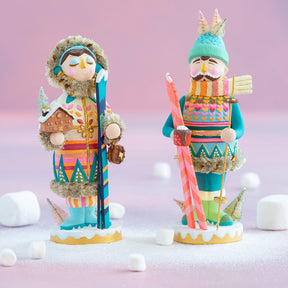 Cuddle Decor Glitterville Beba and Bronson Nutcracker Ornament by Glitterville