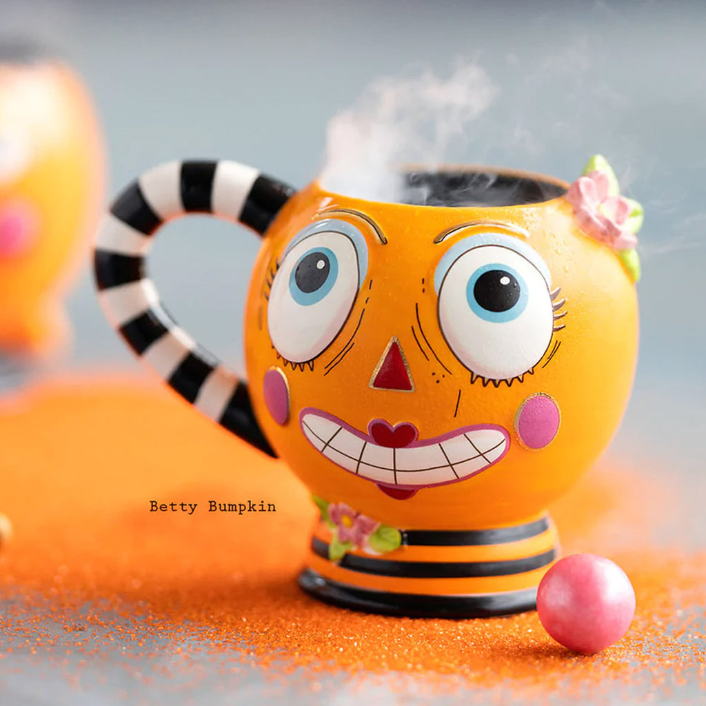 Pumpkin Mug Betty Bumpkin by Glitterville