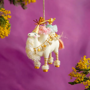 Cuddle Decor Glitterville Calowishus the Camel Ornament 6"