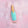 Glitterville Champagne Christmas Ornament Teal