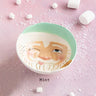 Papa Noel Bowl Mint or Pink 6"