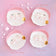 Papa Noel Pink Cookie Plate by Glitterville Eyes Open