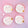 Papa Noel Pink Cookie Plate by Glitterville Left Eye Winking