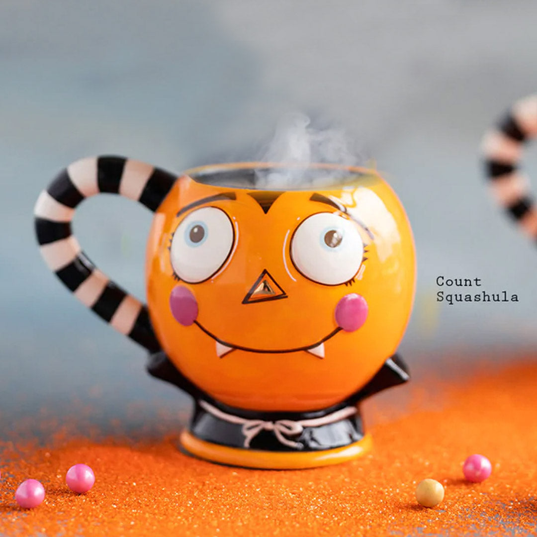 Pumpkin Mug Count Squashula by Glitterville