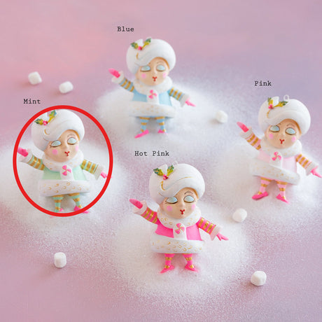 Rainbow Mini Madame Noel Ornament 4.5"