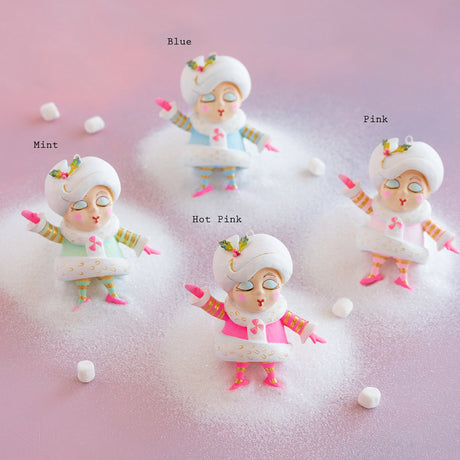 Glitterville Rainbow Mini Madame Noel Ornament named