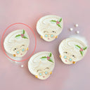 Cuddle Decor Glitterville Mrs. Papa Noel Plate 7" Right Eye Winking