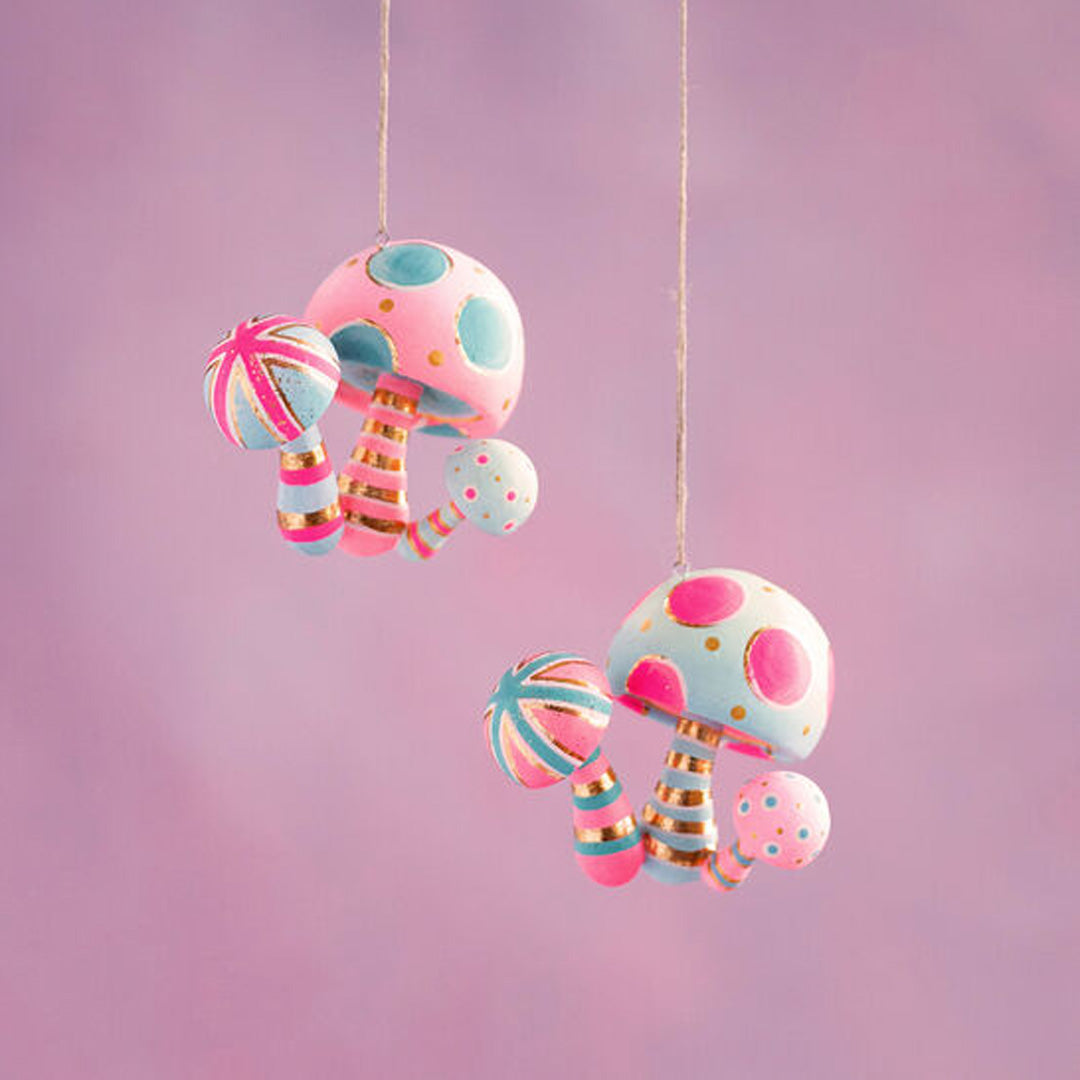 Mushroom Ornament 3.25"