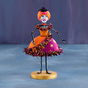 Cuddle Decor Glitterville Nelly Skelly Fortune Telly Tabletop 18"