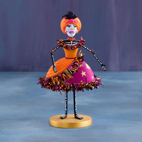 Cuddle Decor Glitterville Nelly Skelly Fortune Telly Tabletop 18"