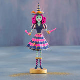 Cuddle Decor Glitterville Pink Itchy Witchy Tabletop 17"