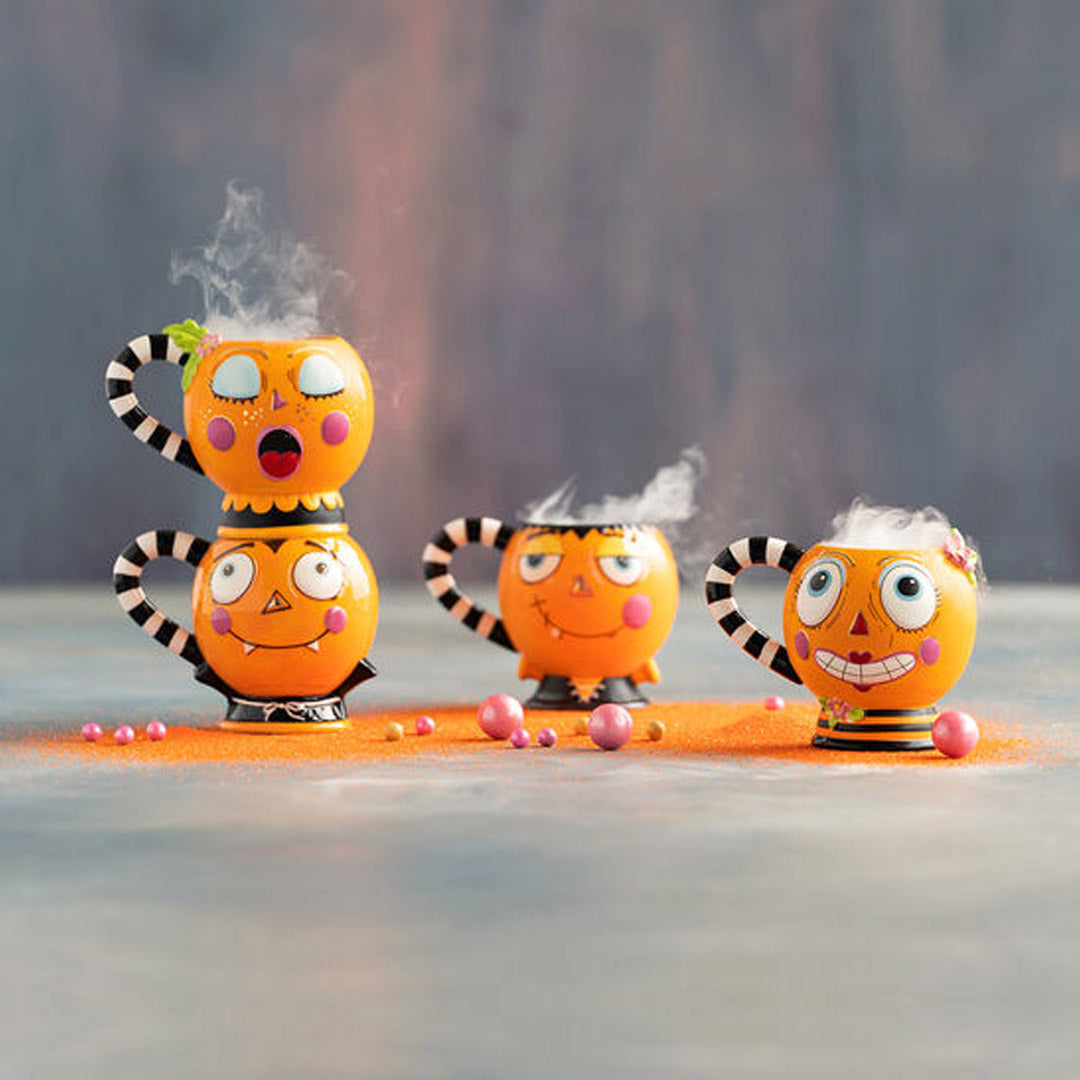 Glitterville Pumpkin Mugs