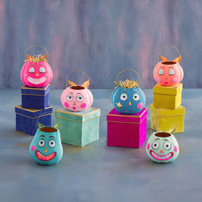 Cuddle Decor Glitterville Pumpkin Pixie Buckets - Choose One