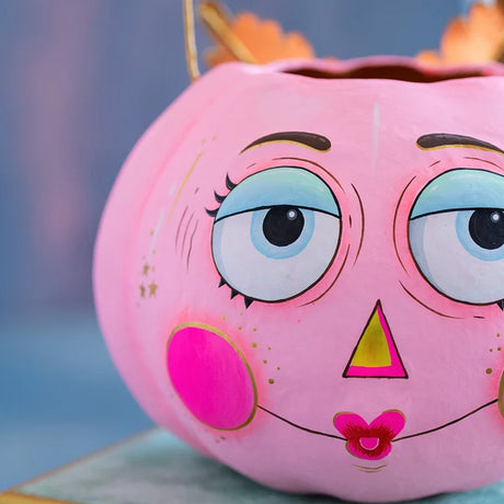 Cuddle Decor Glitterville Pumpkin Pixie Buckets 