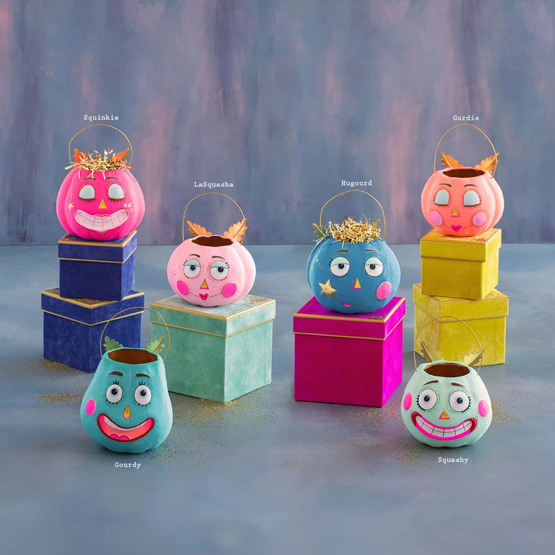 Cuddle Decor Glitterville Pumpkin Pixie Buckets - Choose One