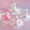 Rainbow Baby Papa Noel Ornament 4.5" by Glitterville Hot Pink