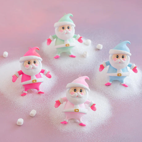 Rainbow Baby Papa Noel Ornament 4.5" by Glitterville