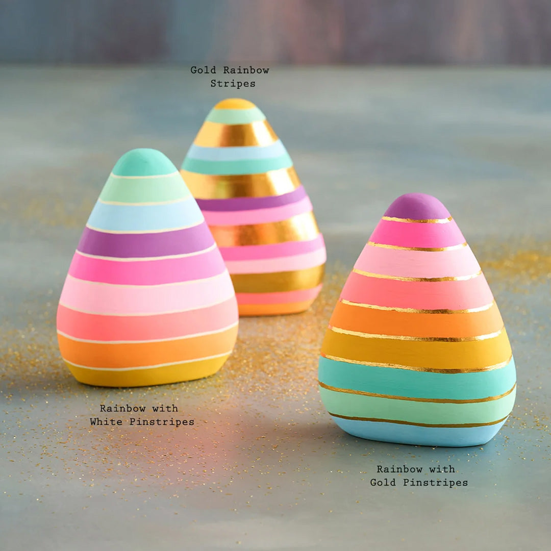 Cuddle Decor Glitterville Rainbow Candy Corn - Set of 3