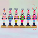 Cuddle Decor Glitterville Rainbow Colonel Cupcake 9" Hot Pink and Light Blue