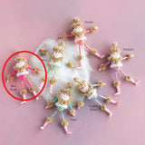 Rainbow Papa Noel Ornament 6.5"