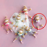 Rainbow Papa Noel Ornament 6.5"