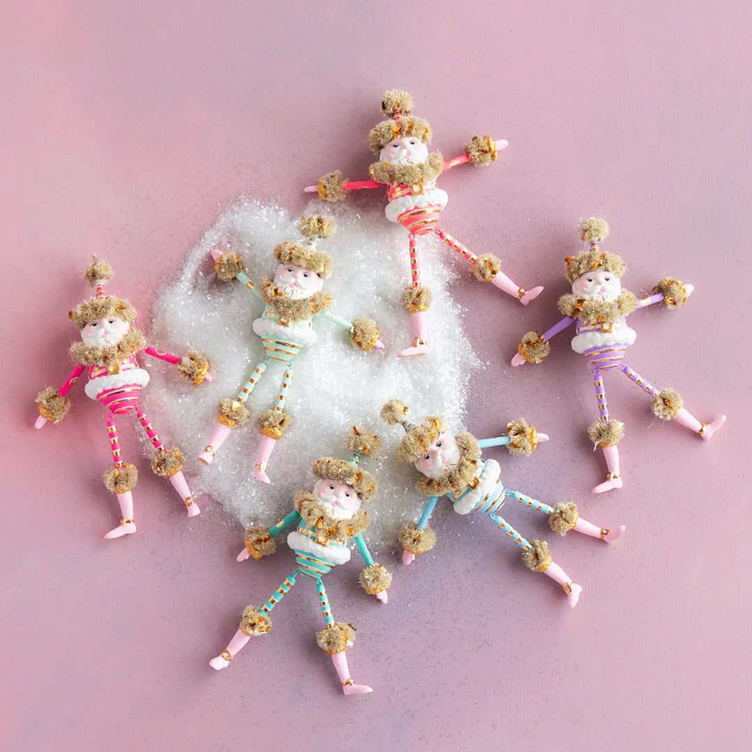 Rainbow Papa Noel Ornament - Thumbnail 2