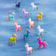 Cuddle Decor Glitterville Rainbow Unicorn Ornament 4.75" GREEN