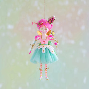 Cuddle-Decor-Glitterville-Sugar-Plum-Fairy-Ornament-8-inches-VI1012