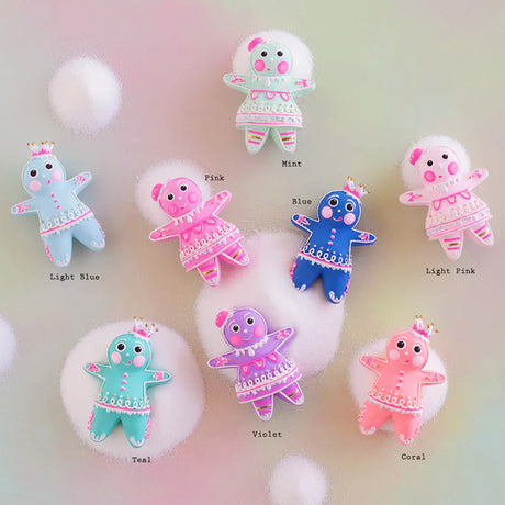 Glitterville The Rainbow Gingers Dippsy and Dough Ornament Light Blue