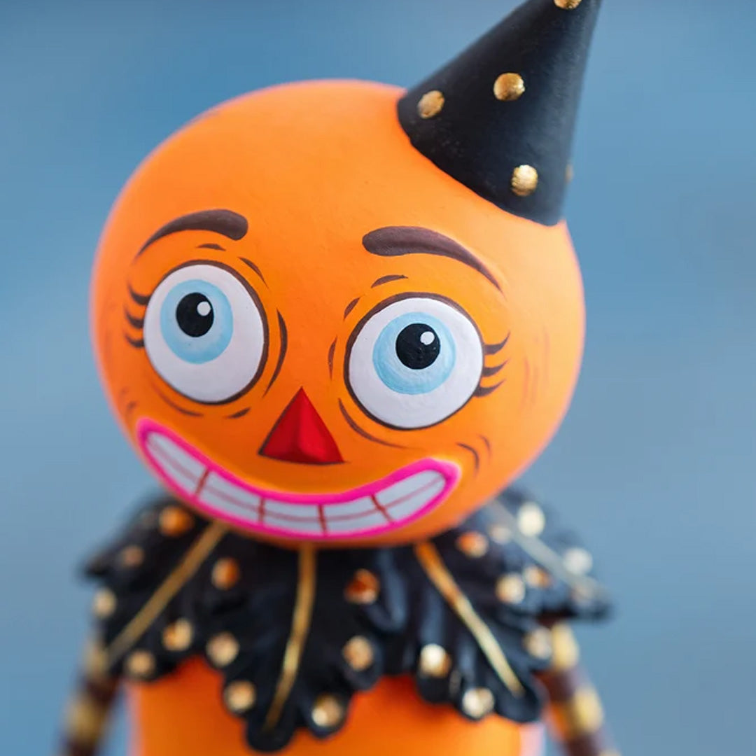 Cuddle Decor Glitterville The Halloween Kooks Tabletop - Mr Party Pumpkin