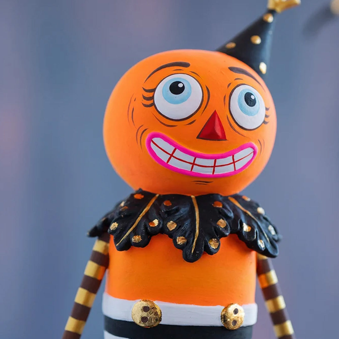 Cuddle Decor Glitterville The Halloween Kooks Tabletop - Mr Party Pumpkin
