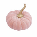 Cuddle Decor Glitterville Velvet Pumpkin 8" Coral 