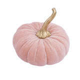 Cuddle Decor Glitterville Velvet Pumpkin 8" Coral 