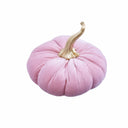 Cuddle Decor Glitterville Velvet Pumpkin 8" Light Pink