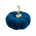 Cuddle Decor Glitterville Velvet Pumpkin 8" Navy
