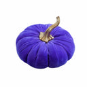 Cuddle Decor Glitterville Velvet Pumpkin 8" Purple