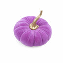 Cuddle Decor Glitterville Velvet Pumpkin 8" Violet
