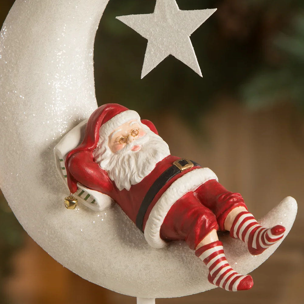 Good Night Santa on Moon - Thumbnail 2