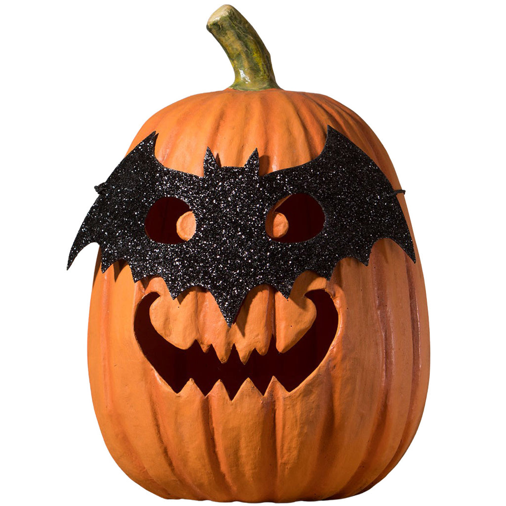 Bethany Lowe Bat Masquerade Pumpkin front