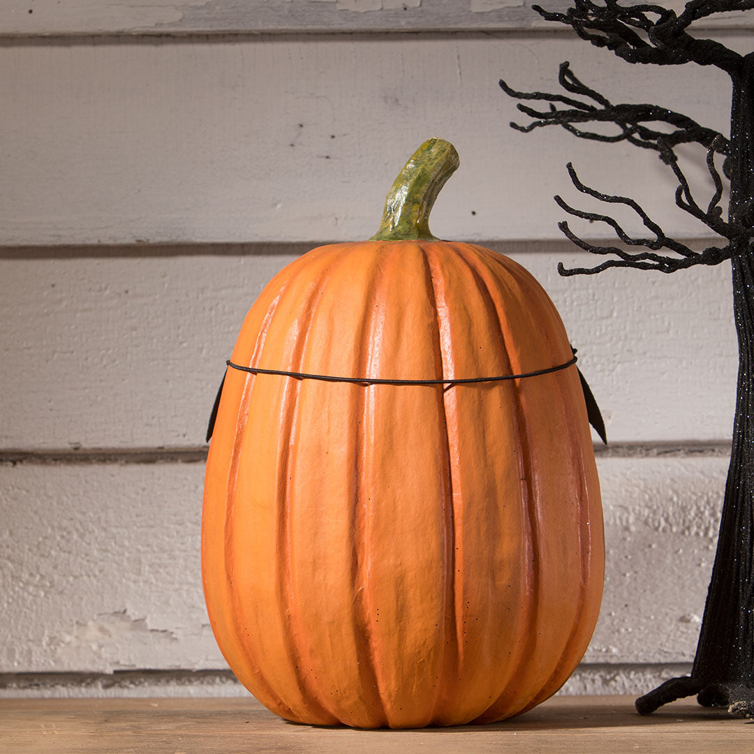Bethany Lowe Bat Masquerade Pumpkin back life style