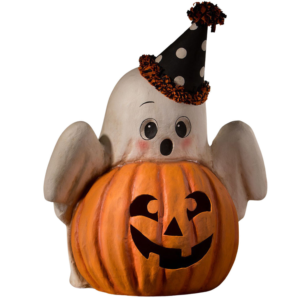 Bethany Lowe Boo Ghost Jack-O-Lantern front