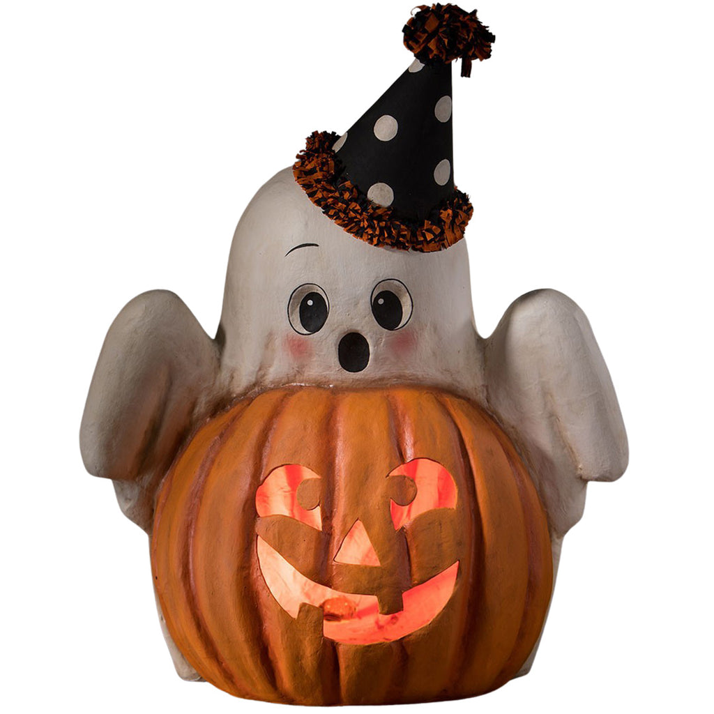 Bethany Lowe Boo Ghost Jack-O-Lantern front