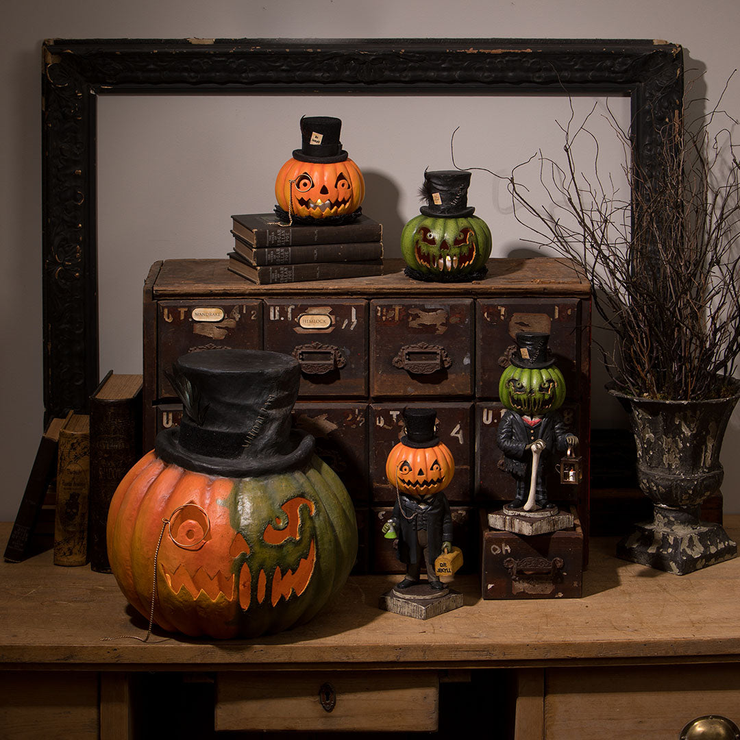 Jekyll & Hyde Pumpkin 14"