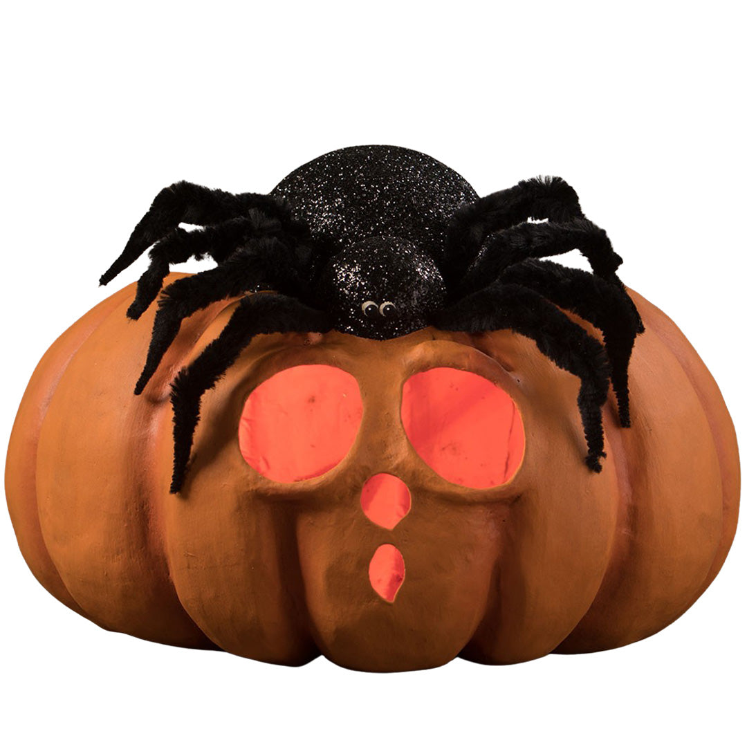 Spider on Pumpkin JOL
