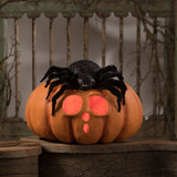 Bethany Lowe Spider on Pumpkin JOL front life style