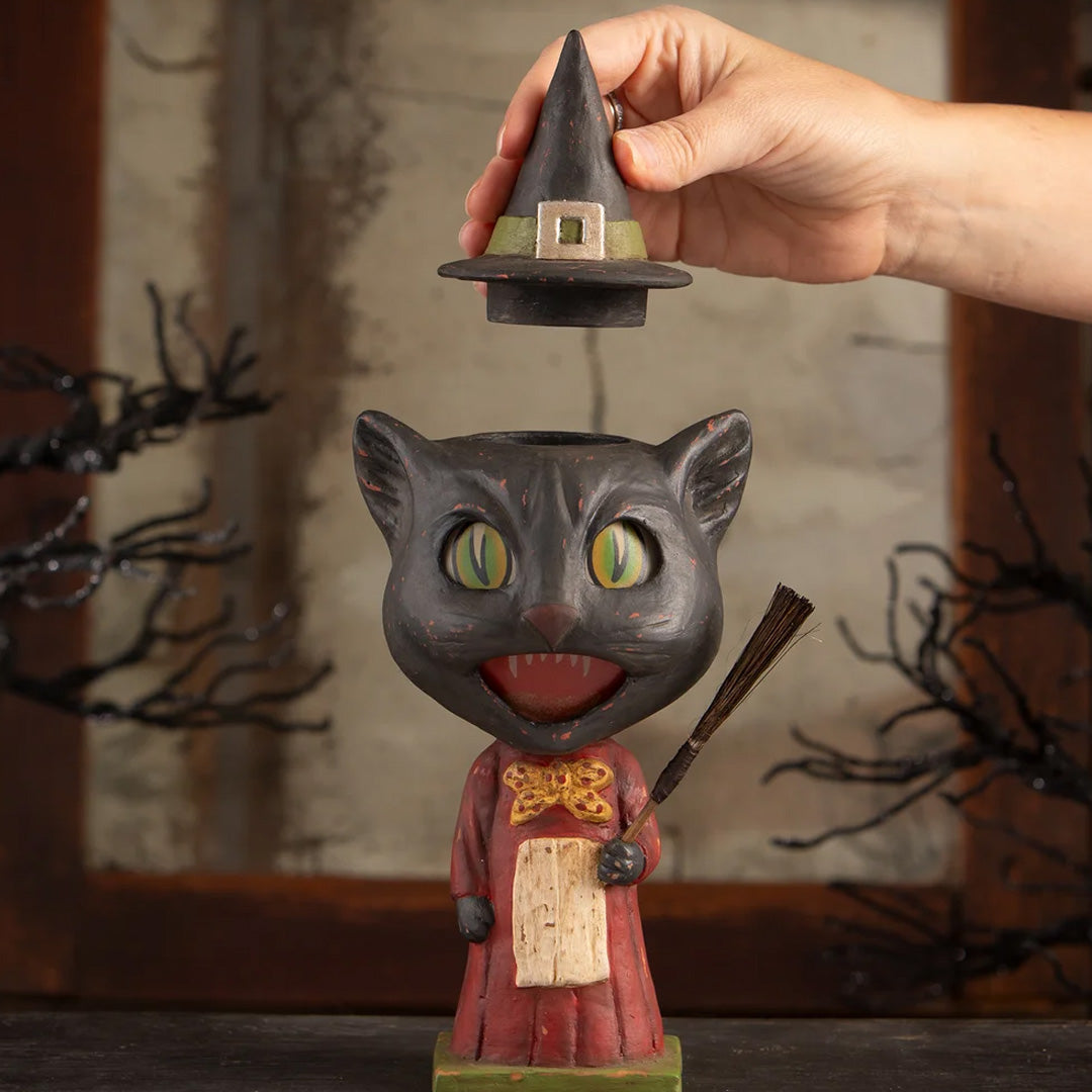 Bethany Lowe Catrina Whisker Witch opened lifestyle