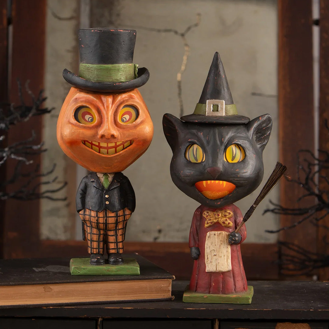 Bethany Lowe Catrina Whisker Witch set lifestyle