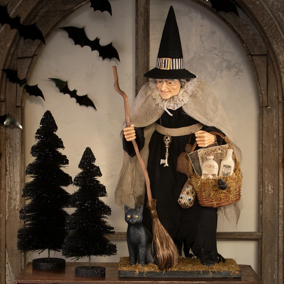 Bethany Lowe Hildegard with Potion Basket lifestyle